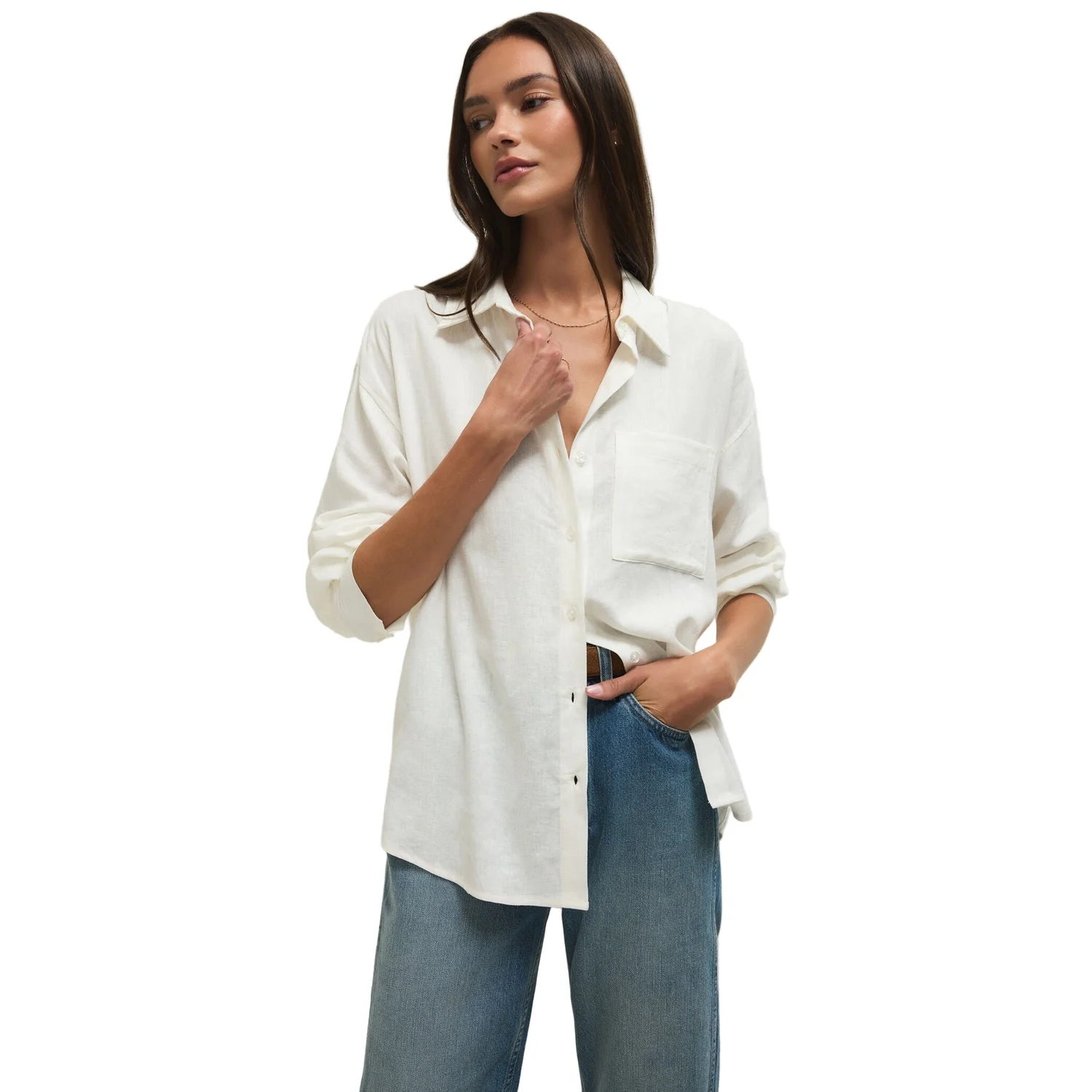 Women's Alfie Button Up Shirt - Image 3