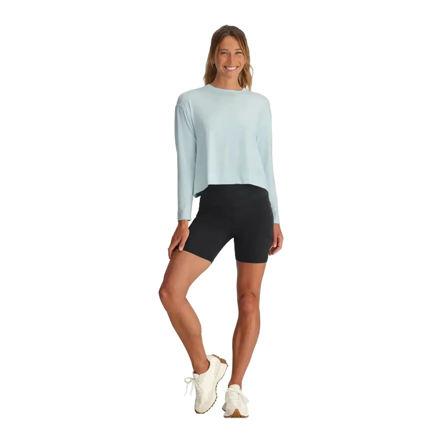 Women's Bamboo Shade Crossover Long Sleeve - Image 3