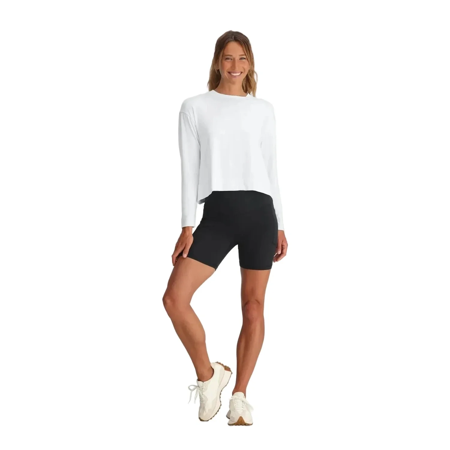 Women's Bamboo Shade Crossover Long Sleeve - Image 6