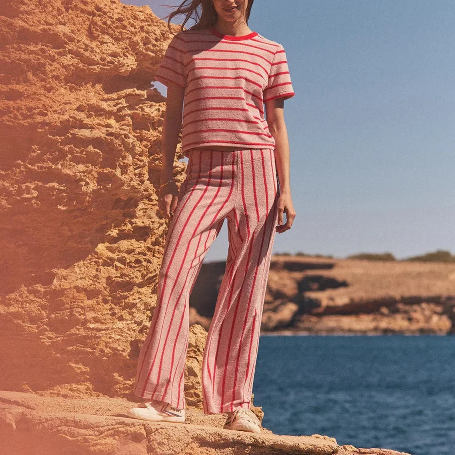 Women's Beach Terry Wide Leg Pant - Image 2