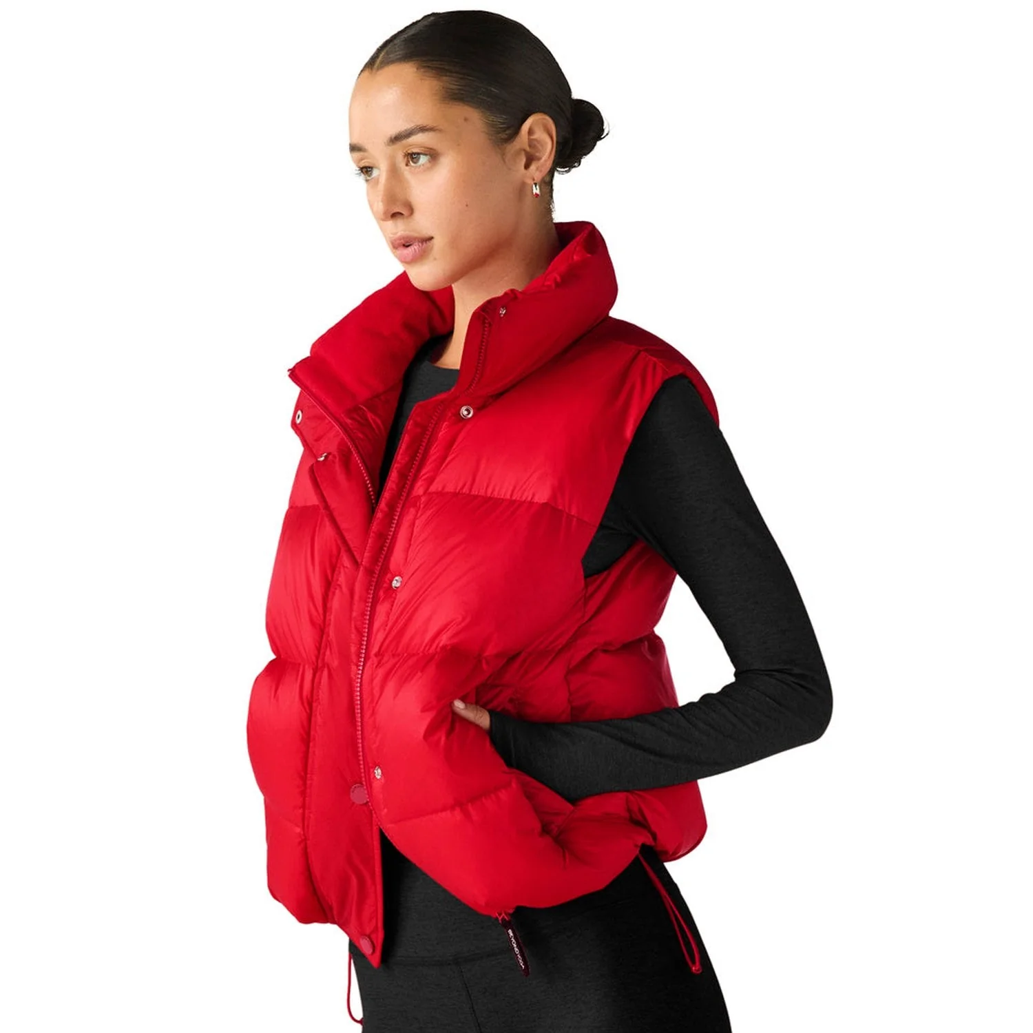 Women's Big Cozy Puffer Vest - Image 3