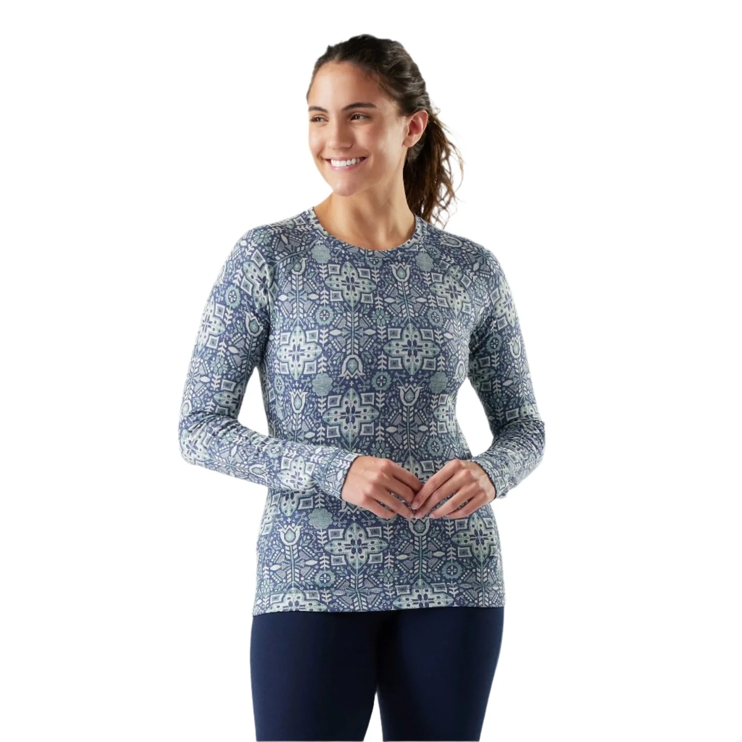 Women's Classic Thermal Merino Base Layer Crew - Image 10