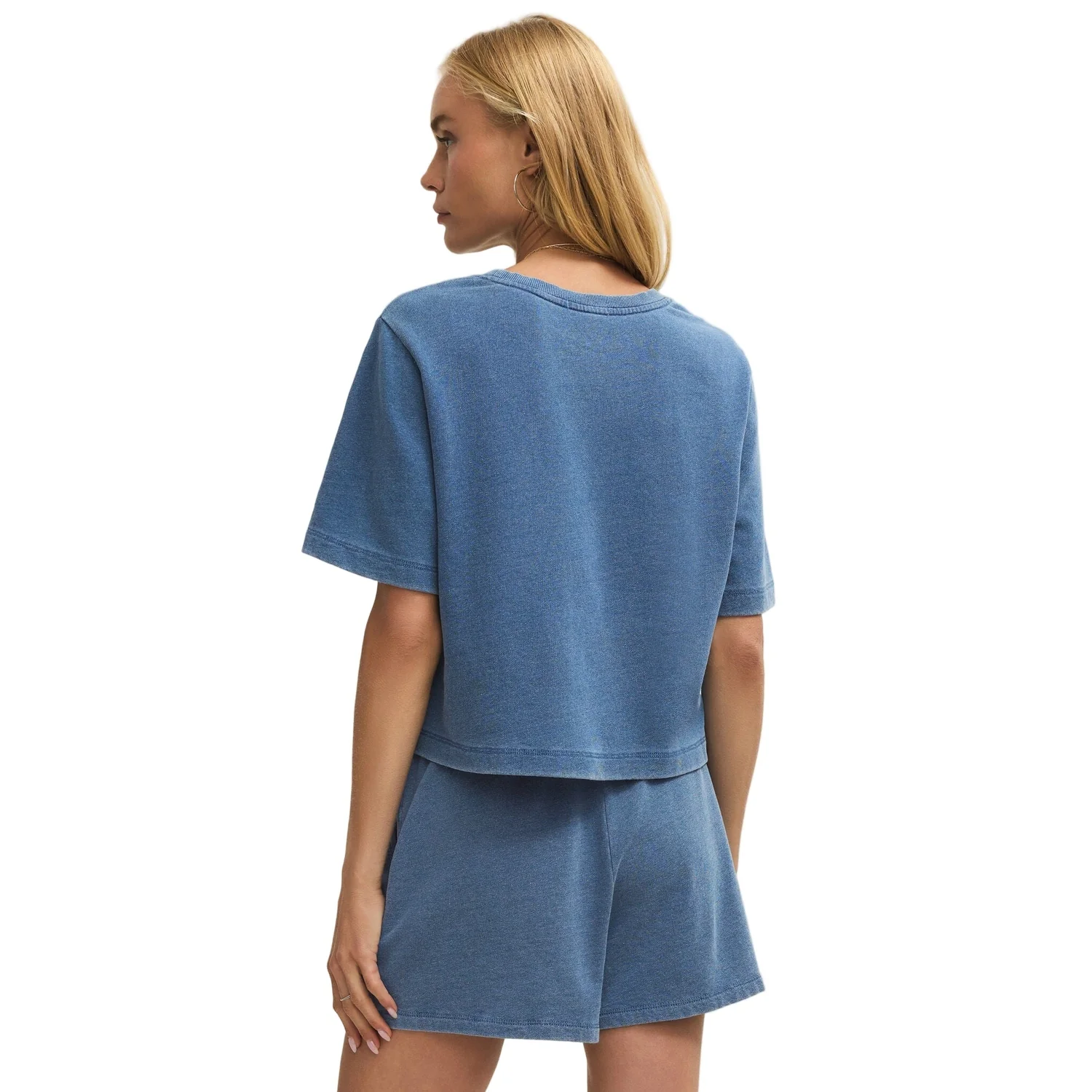 Women's Curran Knit Denim Sweatshirt - Image 2