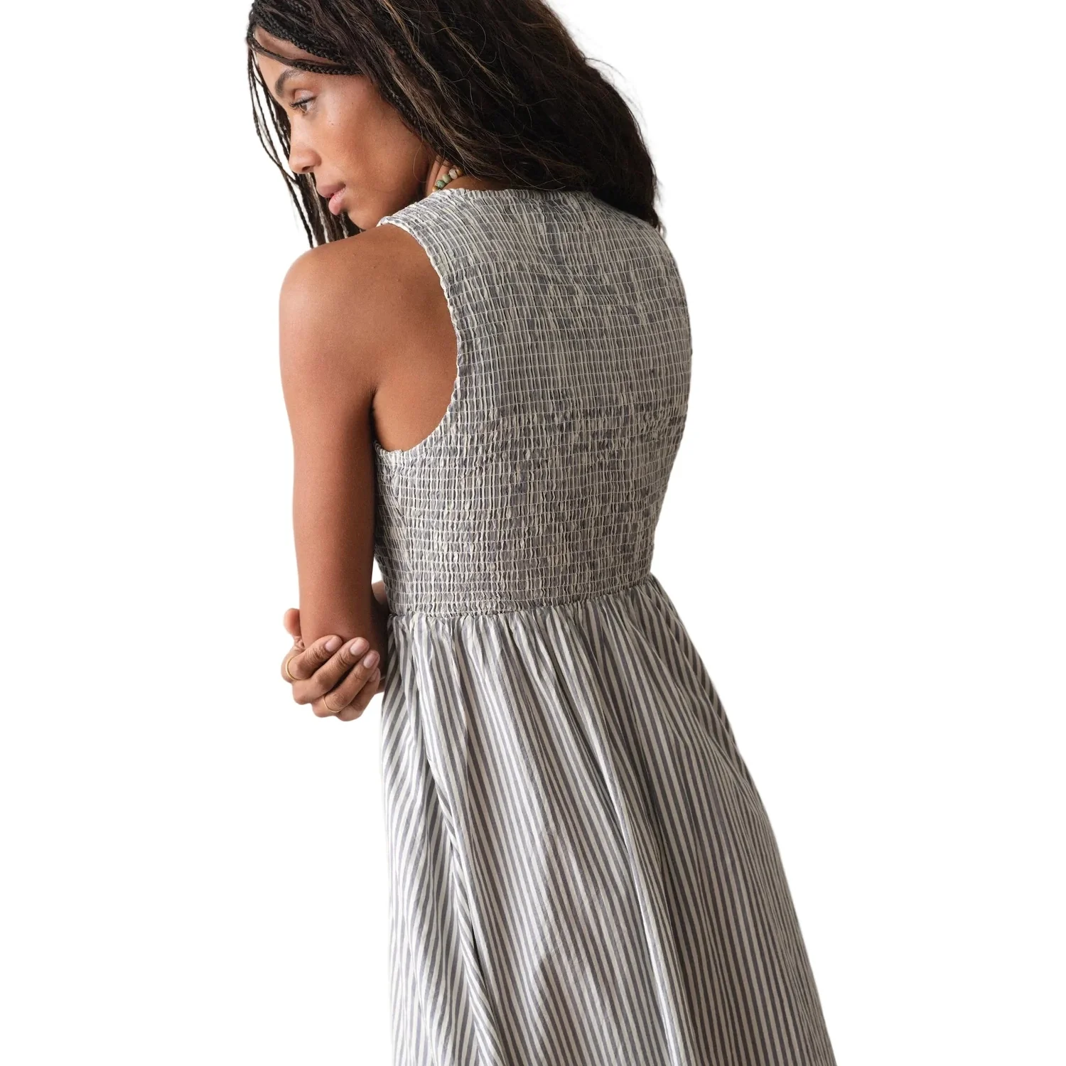 Women's Darcy Poplin Smocked Dress - Image 3