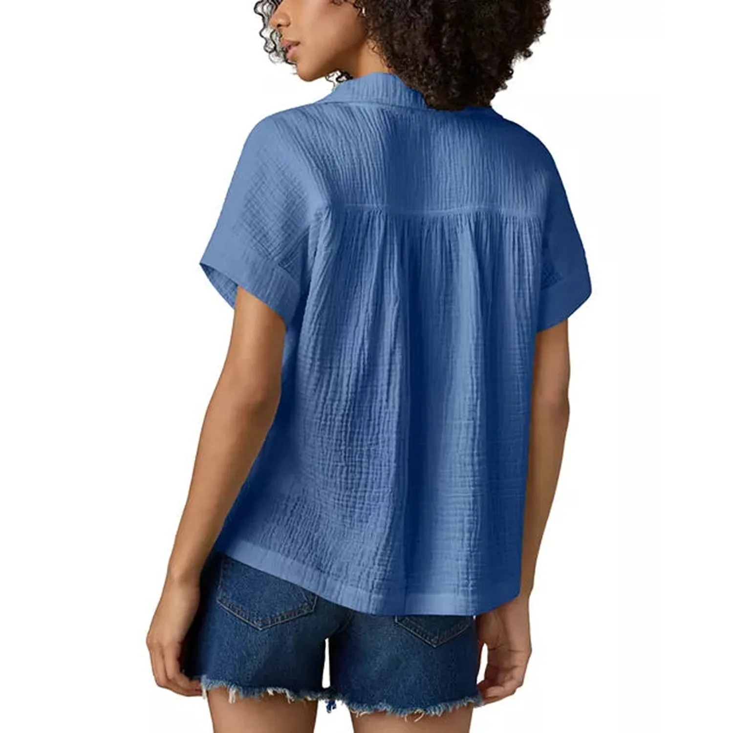 Women's Dune Cotton Gauze Zoe Top - Image 3