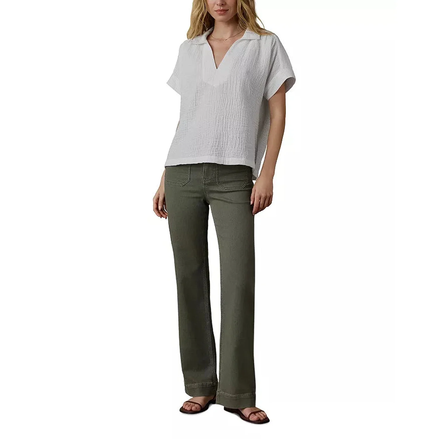 Women's Dune Cotton Gauze Zoe Top - Image 5