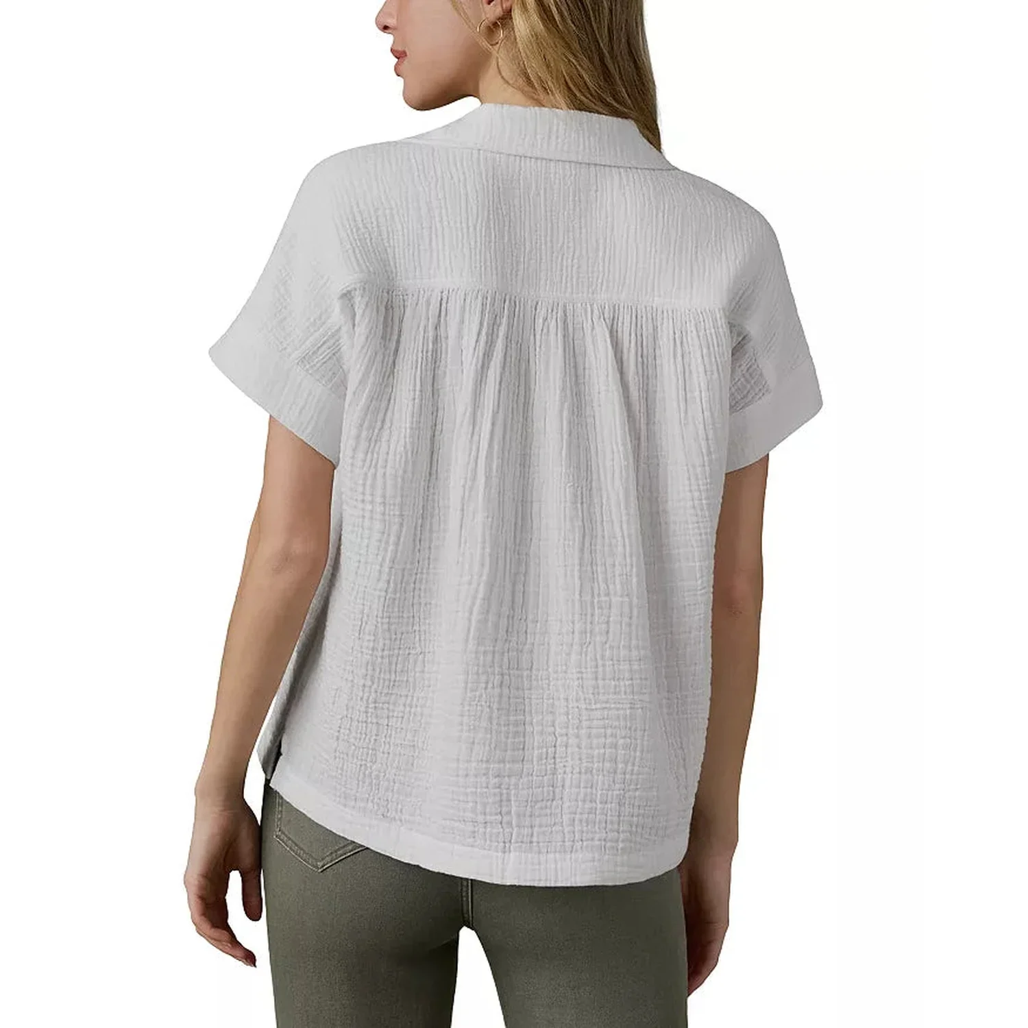 Women's Dune Cotton Gauze Zoe Top - Image 6