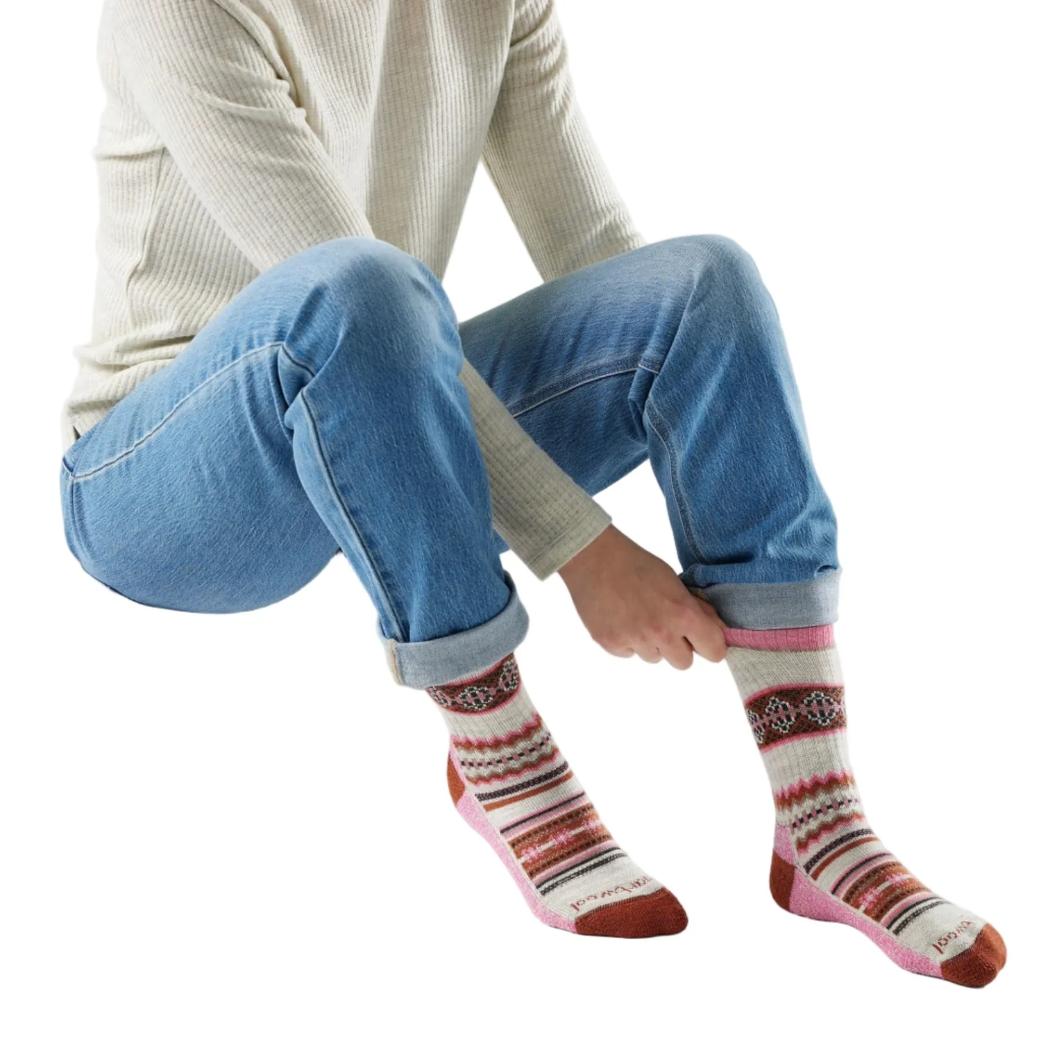 Women's Everyday Cozy Snowed In Sweater Crew Socks - Image 2