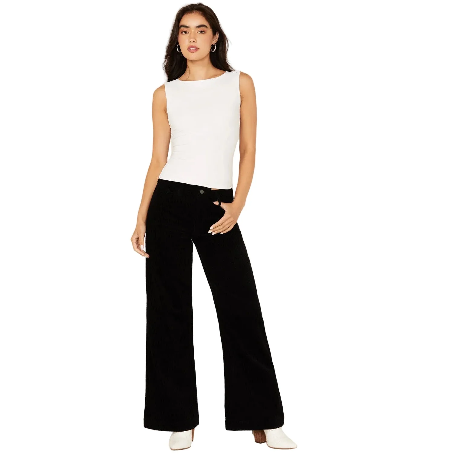 Women's Fiona Super High Rise Wide Leg Jeans - Image 11