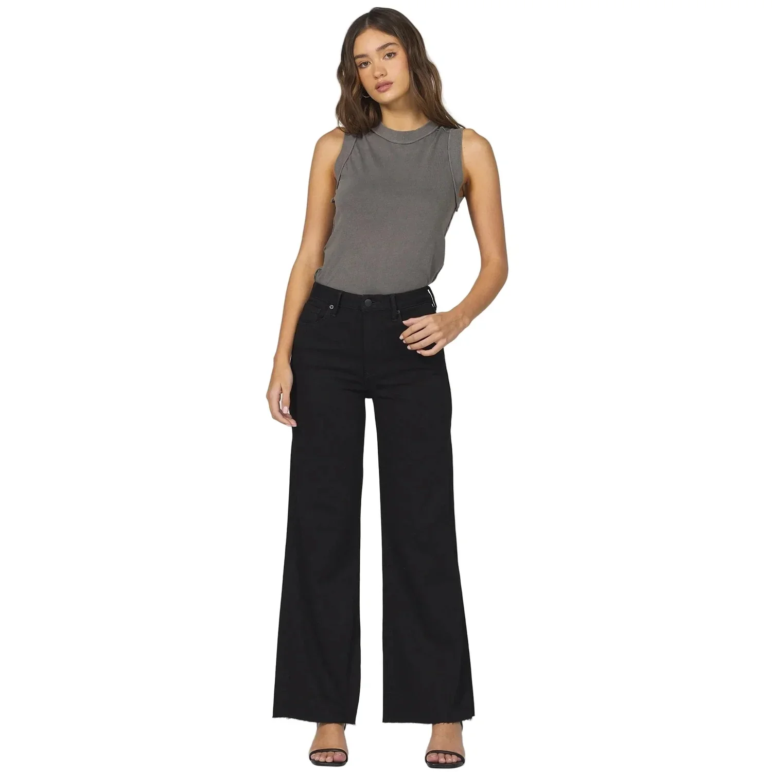 Women's Fiona Super High Rise Wide Leg Jeans - Image 2