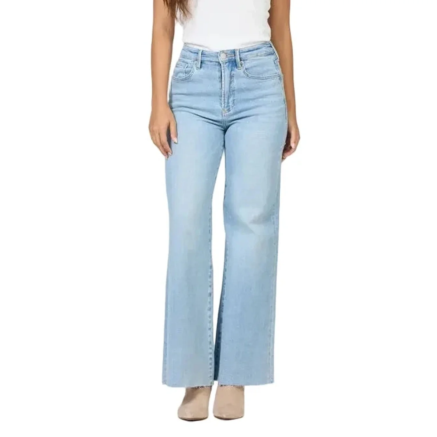 Women's Fiona Super High Rise Wide Leg Jeans - Image 24