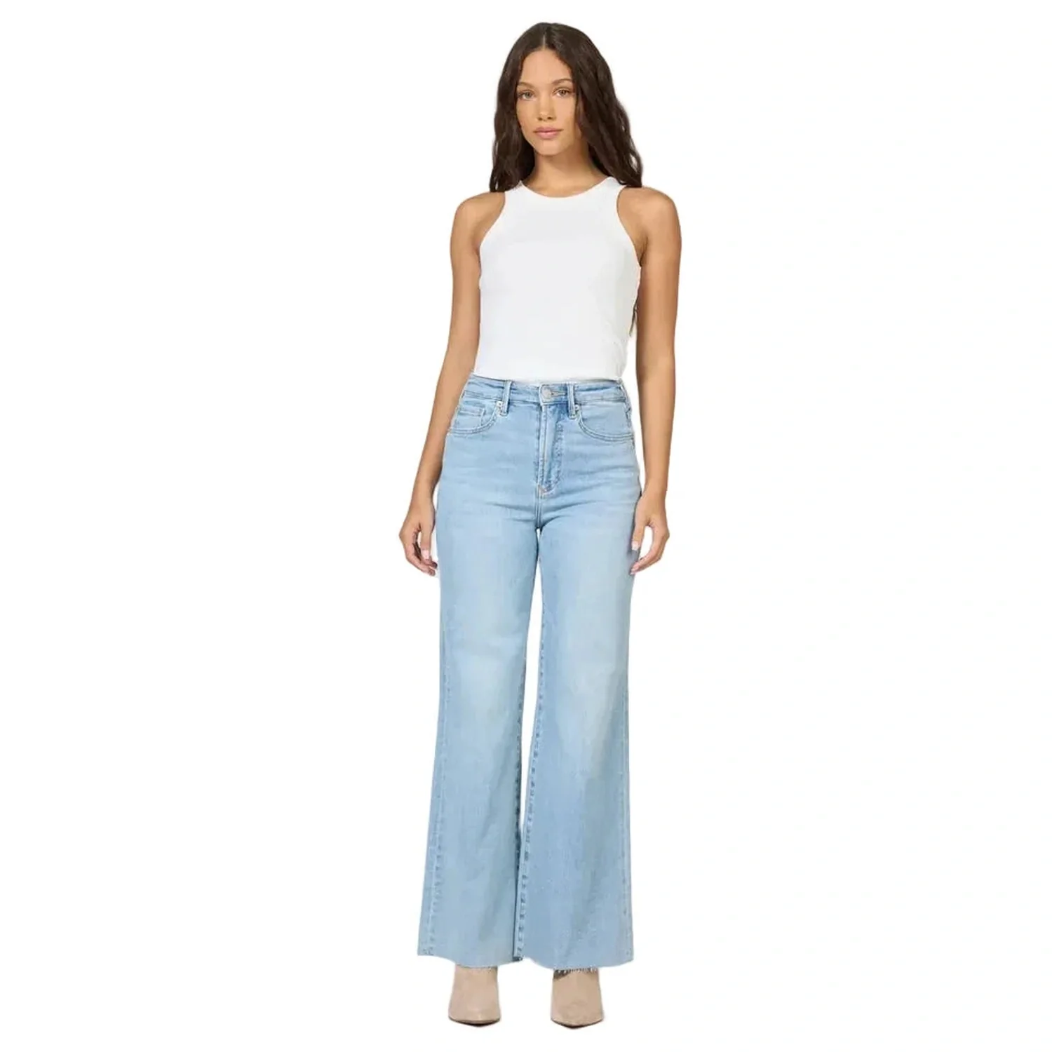 Women's Fiona Super High Rise Wide Leg Jeans - Image 26