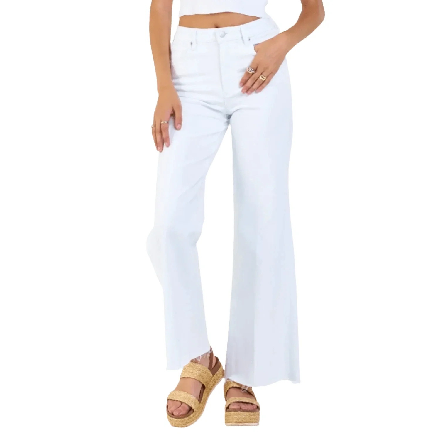 Women's Fiona Super High Rise Wide Leg Jeans - Image 30