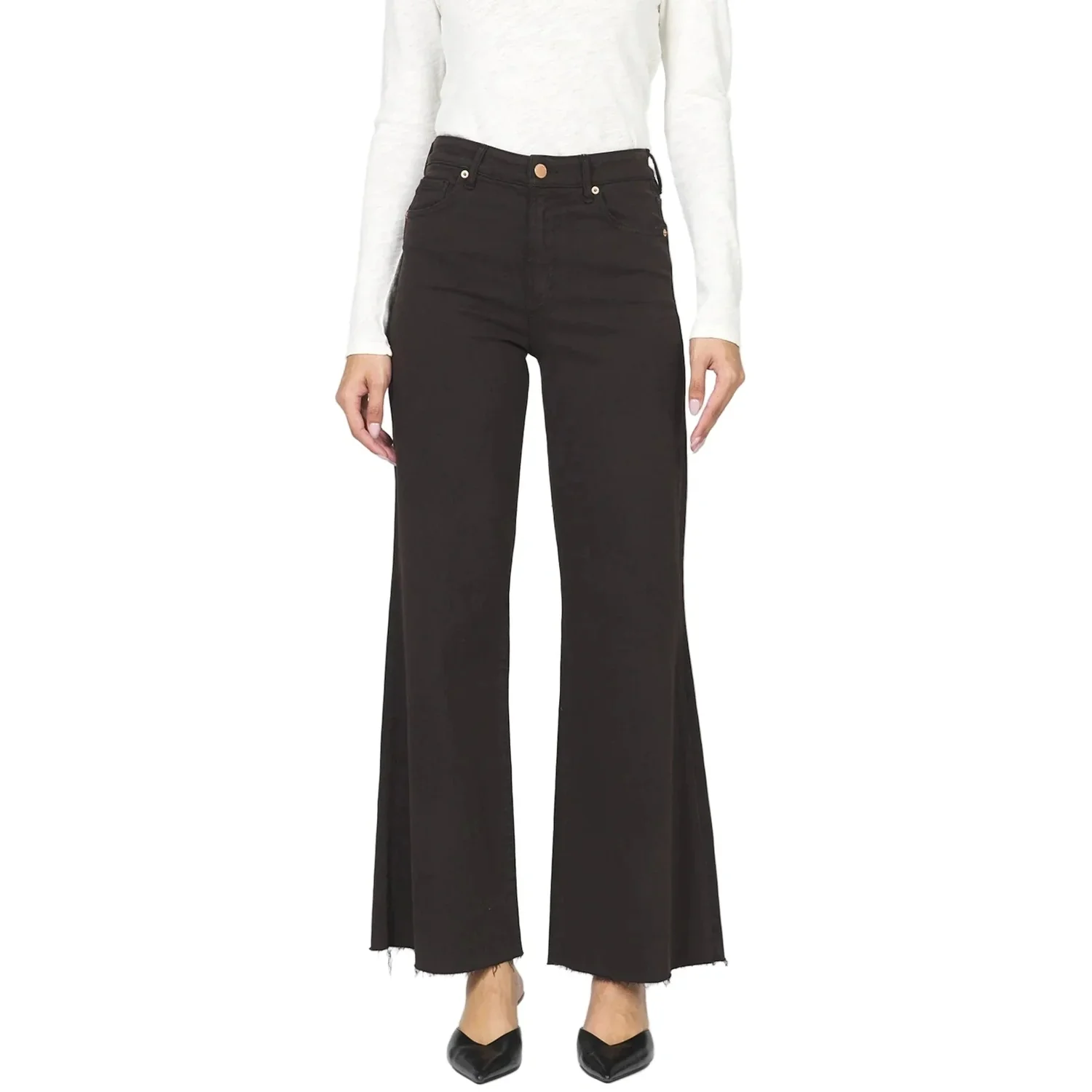 Women's Fiona Super High Rise Wide Leg Jeans - Image 7