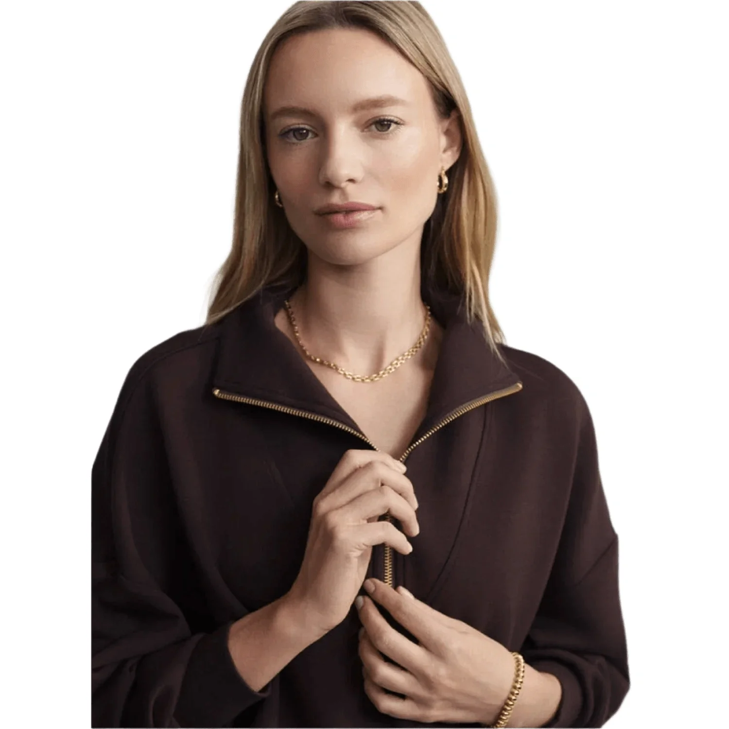Women's Hawley Half Zip Sweat - Image 21