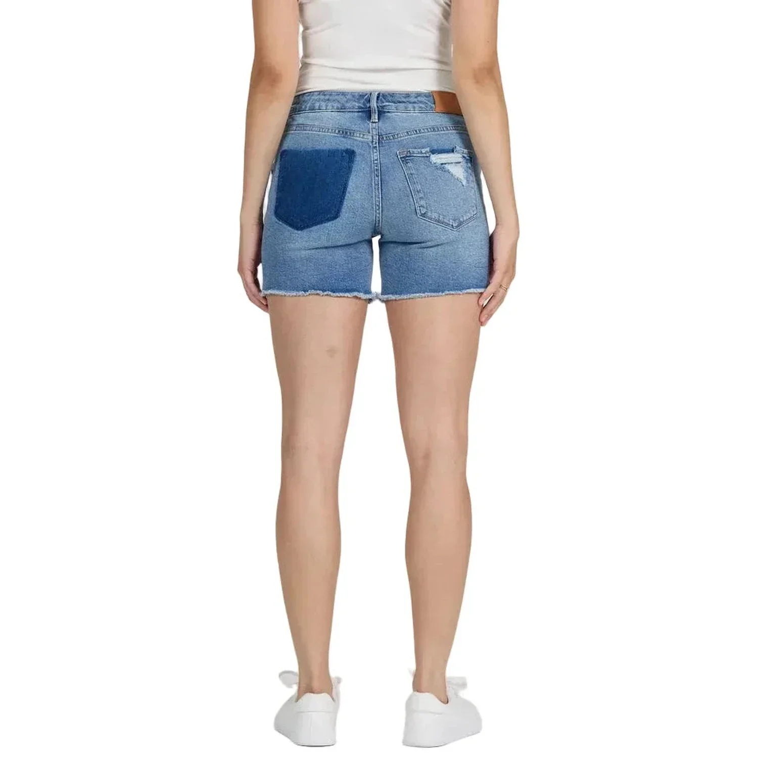 Women's Julian French Cloud Denim Shorts - Image 3