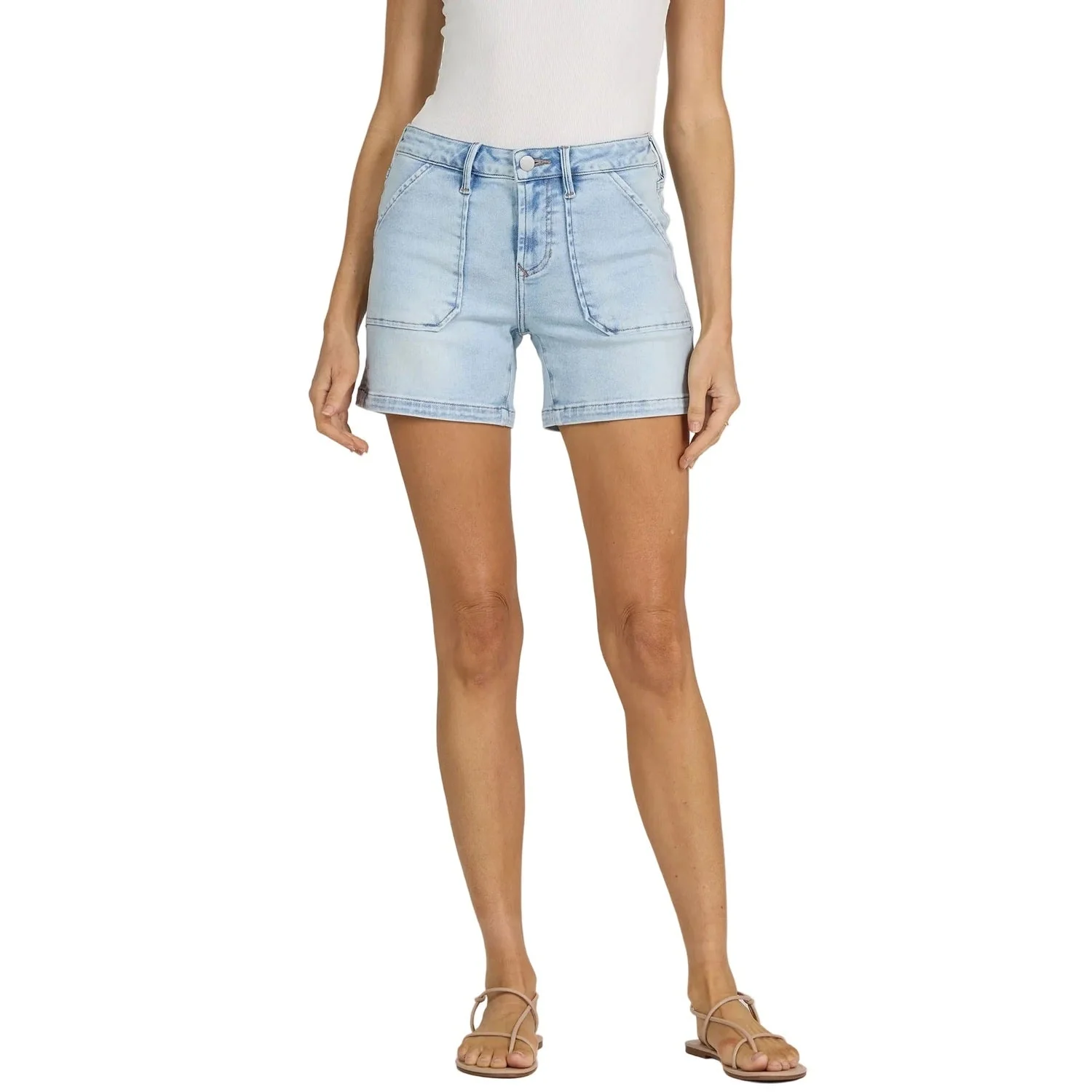 Women's Julian French Cloud Denim Shorts - Image 4