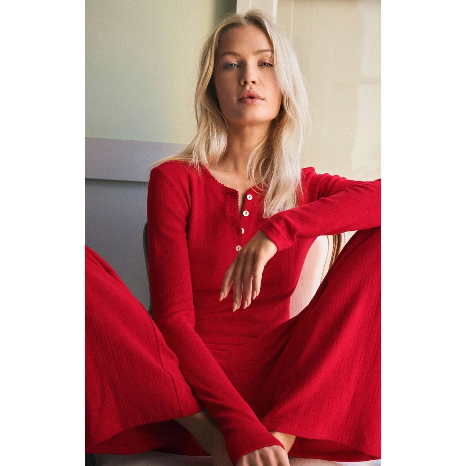Women's Luxe Pointelle Pant - Image 6