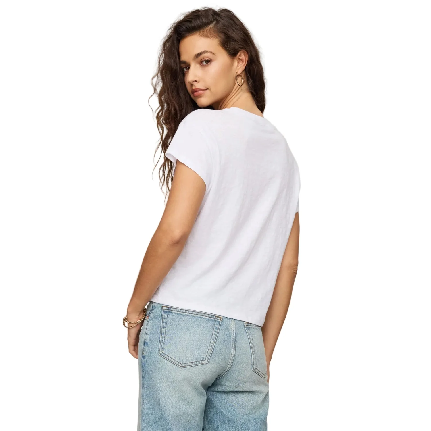 Women's Modern Slub Tee - Image 2