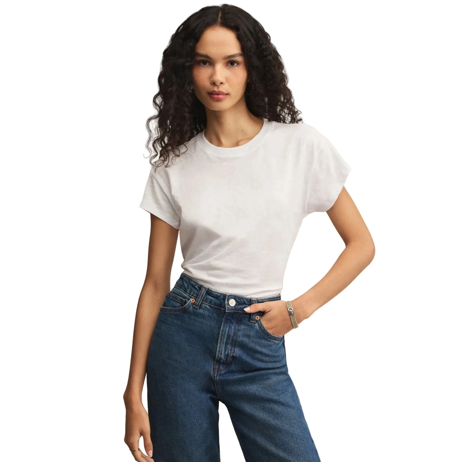 Women's Modern Slub Tee - Image 3