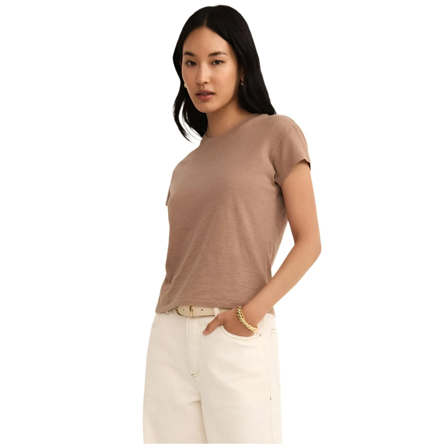 Women's Modern Slub Tee - Image 7