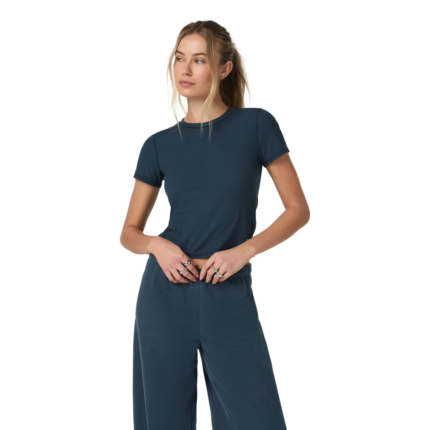 Women's Pose Fitted Tee - Image 4