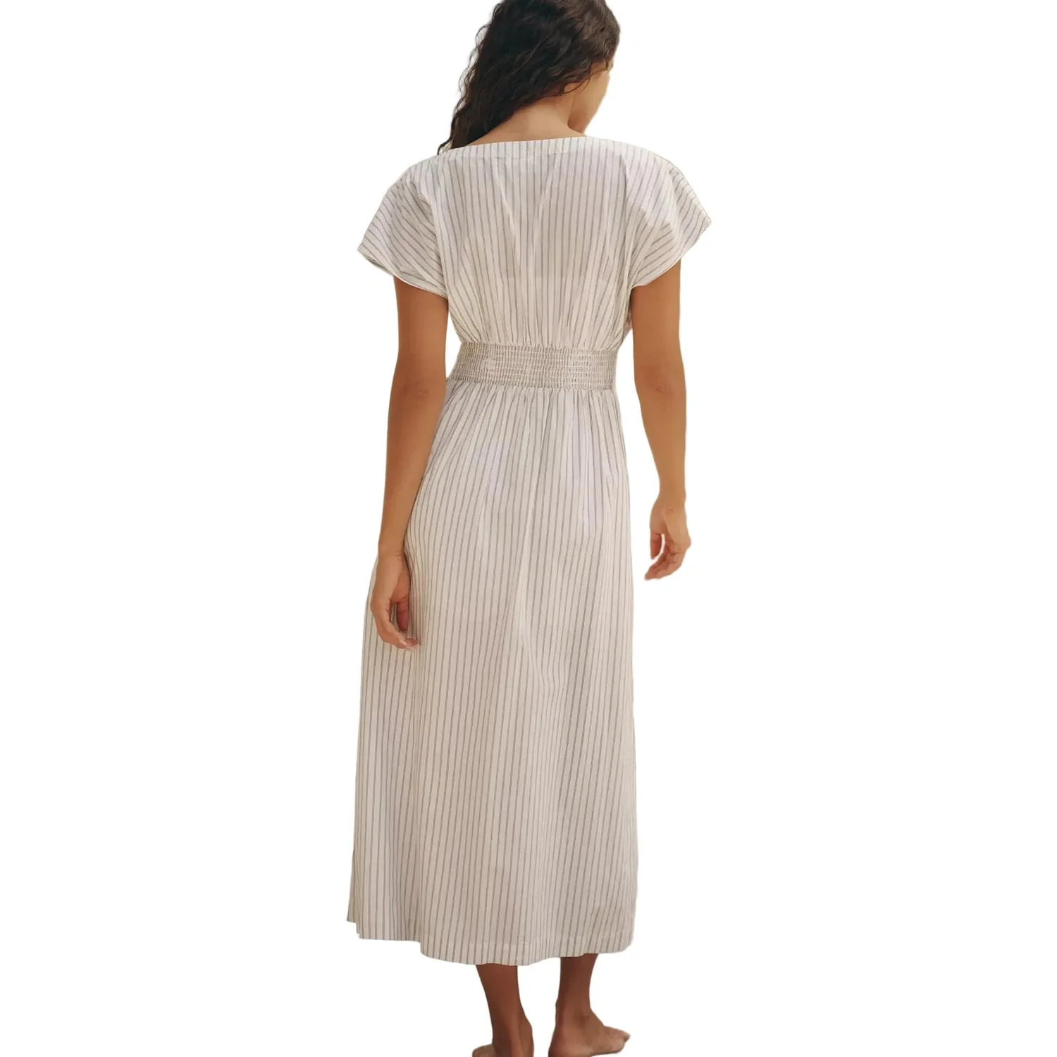 Women's Sanna Striped Midi Dress - Image 5