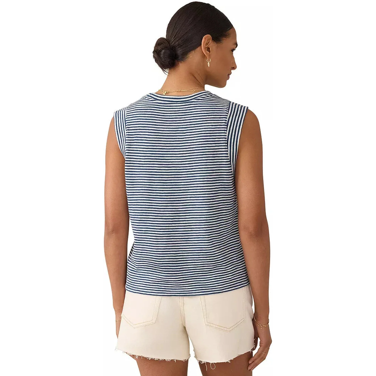 Women's Sunwashed Slub Muscle Tank - Image 18