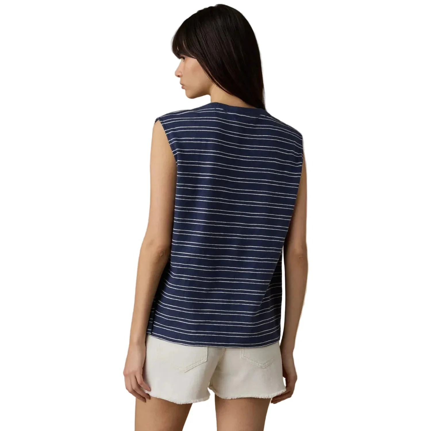 Women's Sunwashed Slub Muscle Tank - Image 6