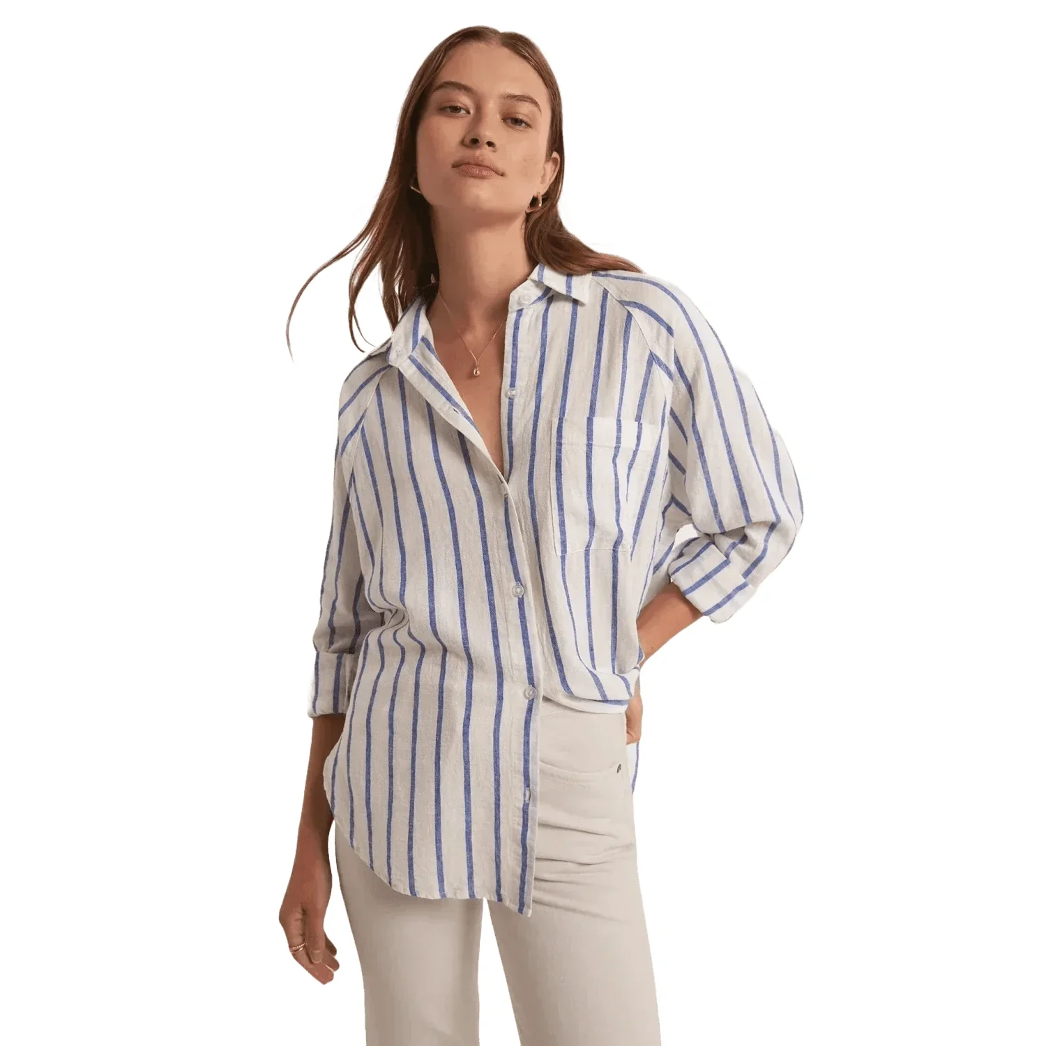 Women's The Perfect Linen Top - Image 26