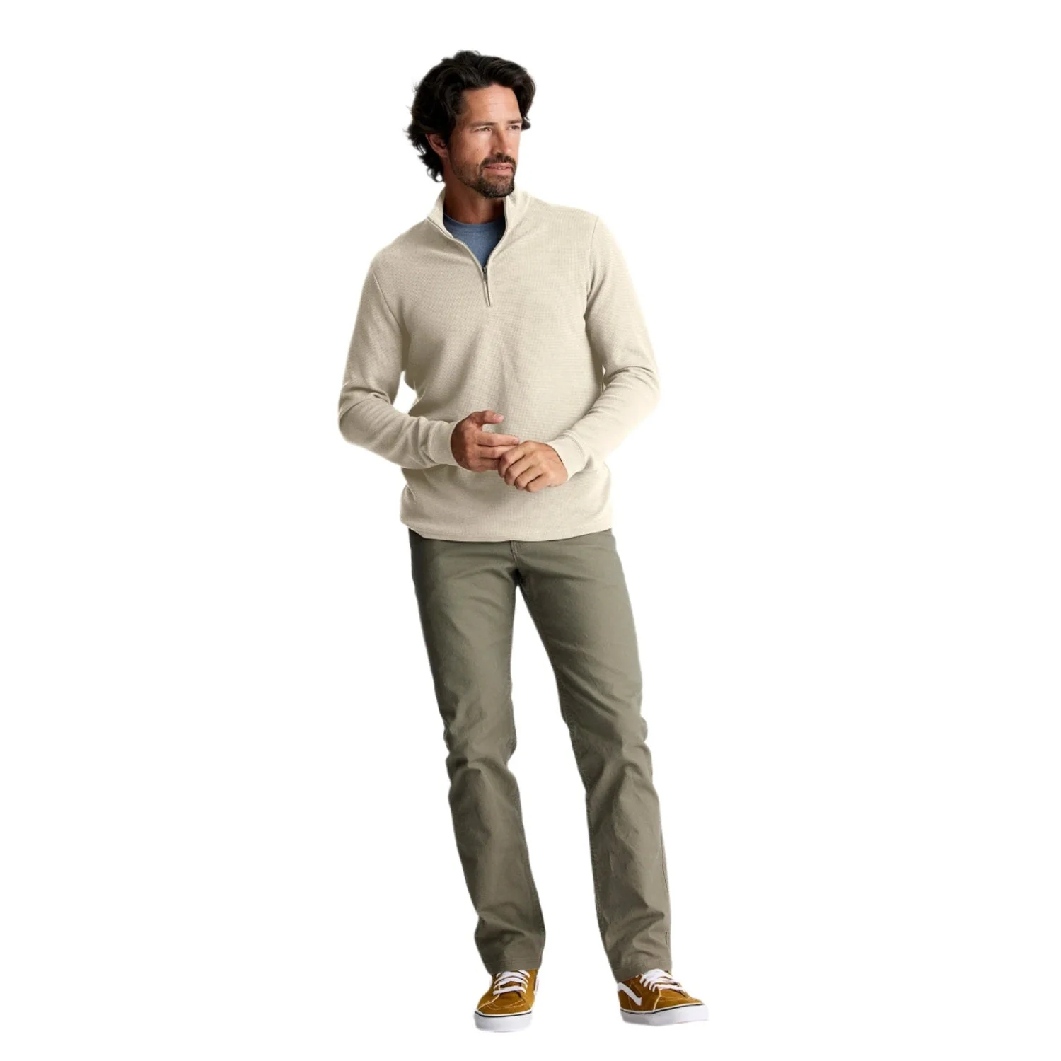 Men's Waffle Quarter Zip - Image 2