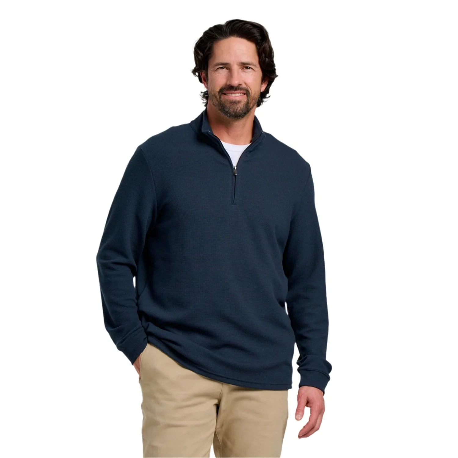 Men's Waffle Quarter Zip - Image 5