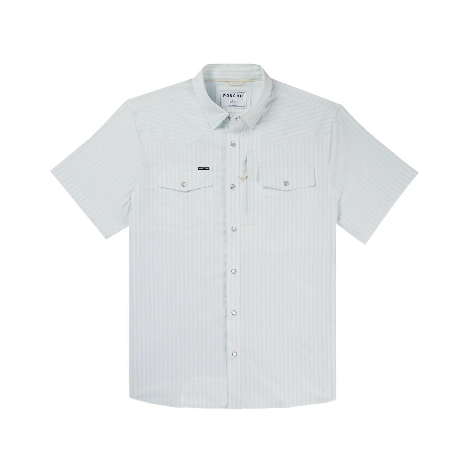 Men's Western Pearl Snap Shirt Short Sleeve - Image 12