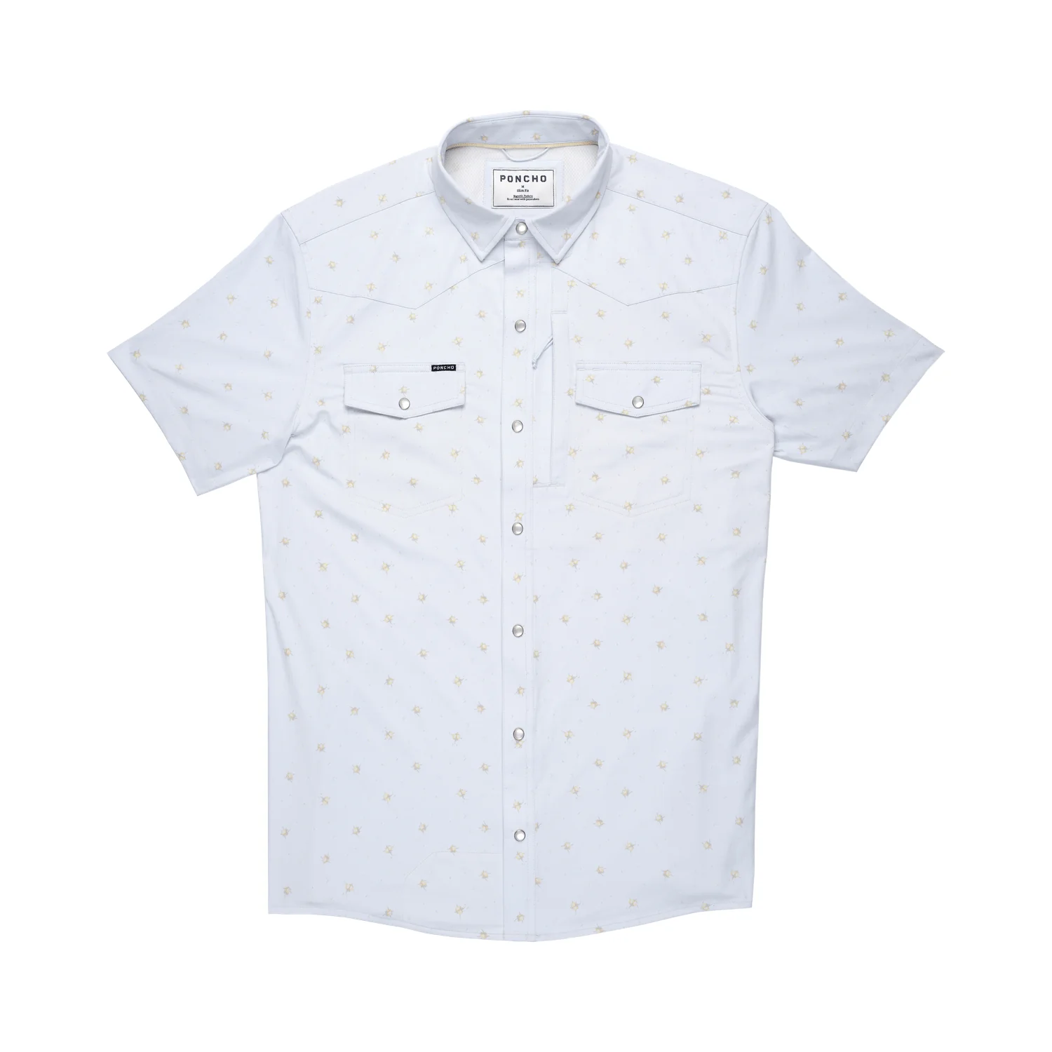 Men's Western Pearl Snap Shirt Short Sleeve - Image 21