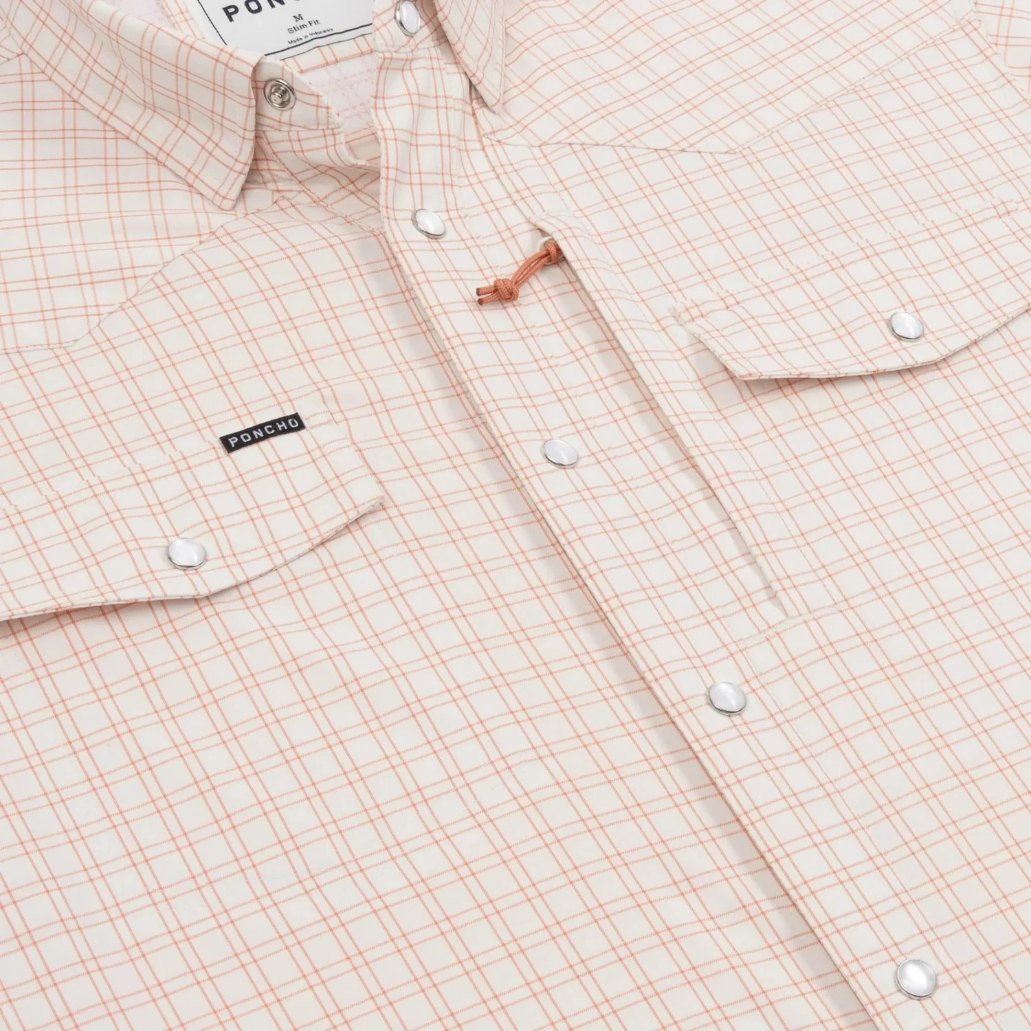 Men's Western Pearl Snap Shirt Short Sleeve - Image 7