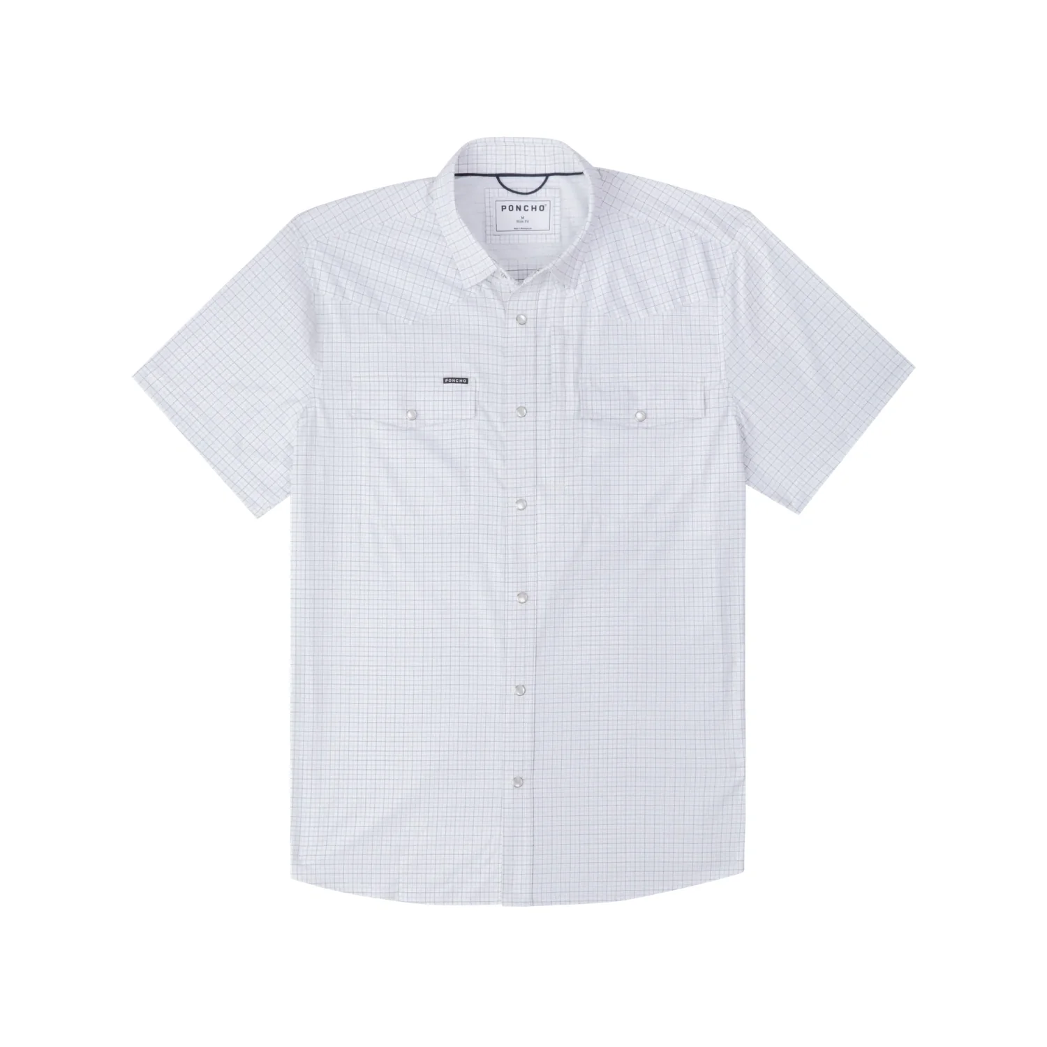 Men's Western Pearl Snap Shirt Short Sleeve - Image 9